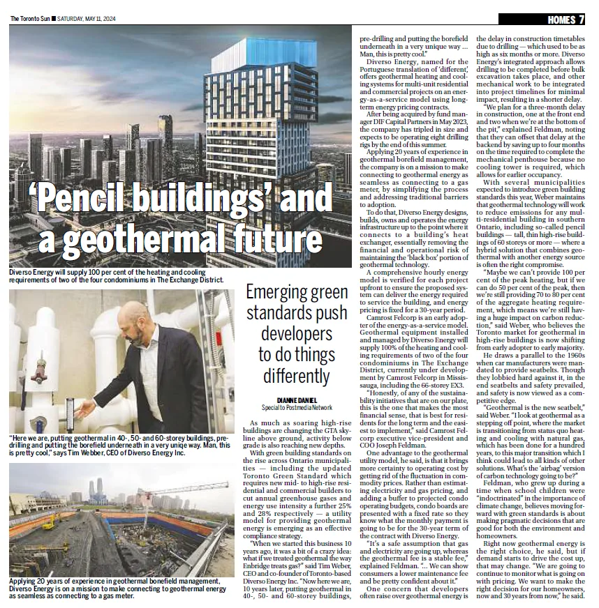 Toronto Sun article on The Exchange District
