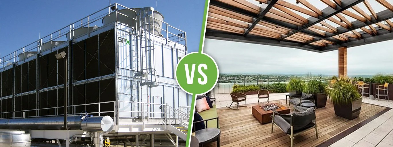 Geothermal vs traditional HVAC graphic