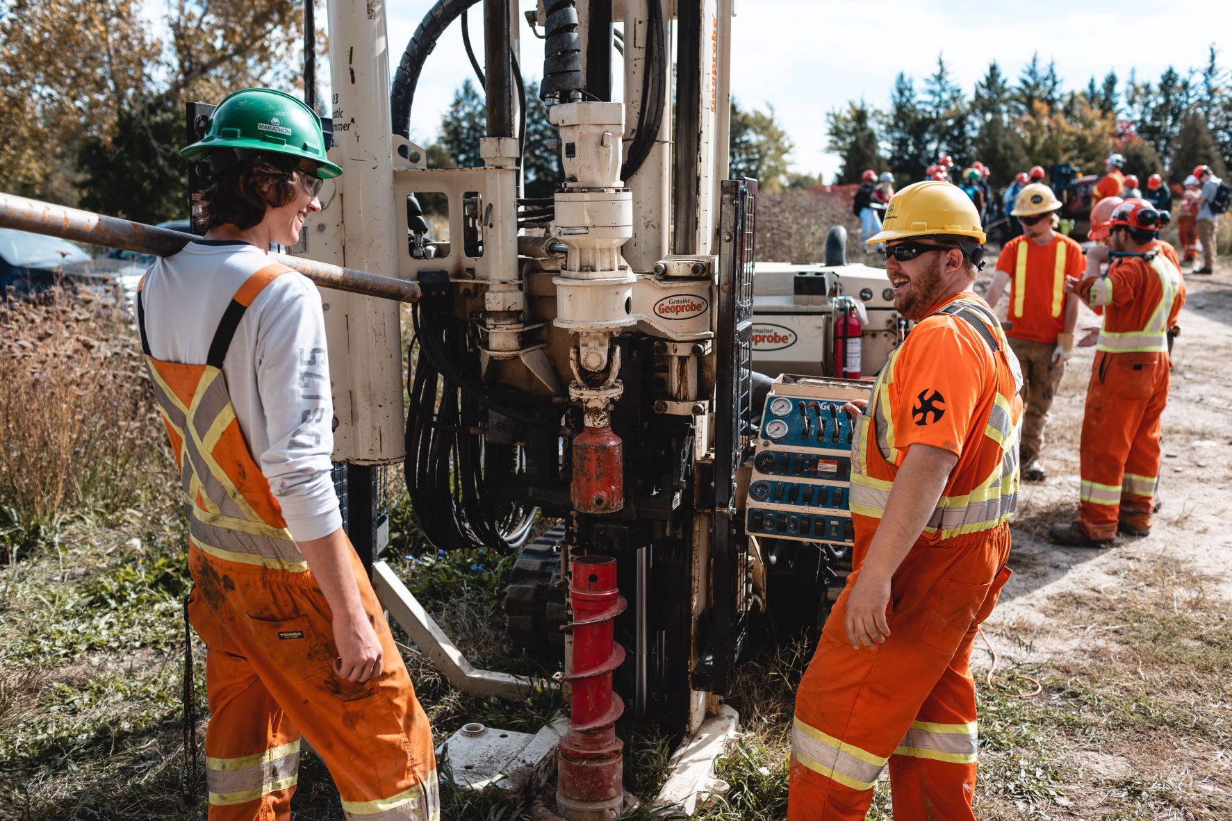 Students in Fleming Colleges Resources Drilling Technician Program