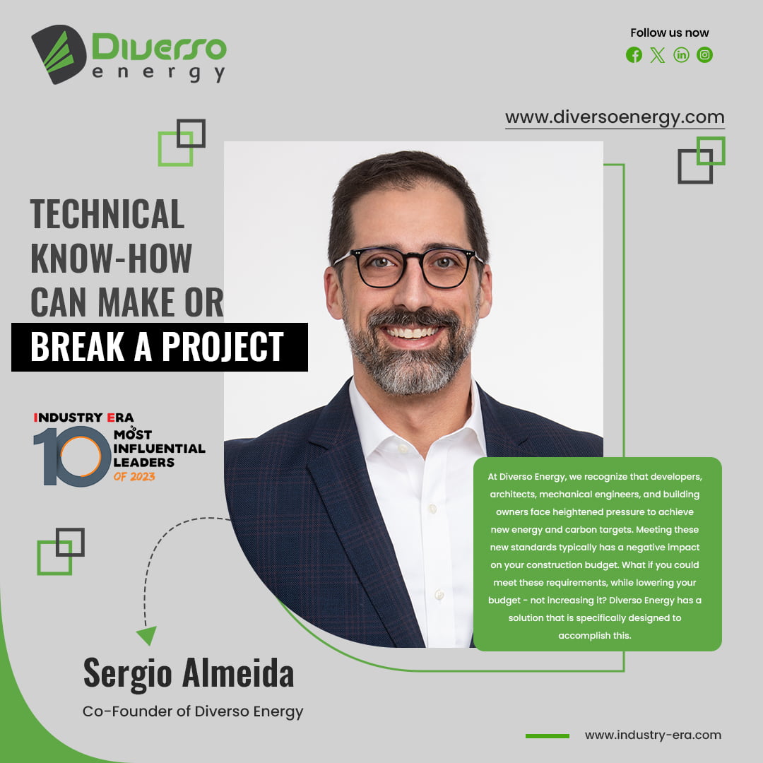 Sergio Almeida, Co-Founder and Engineering virtuoso of Diverso Energy, has been recognized among the top 10 most influential leaders of 2023!