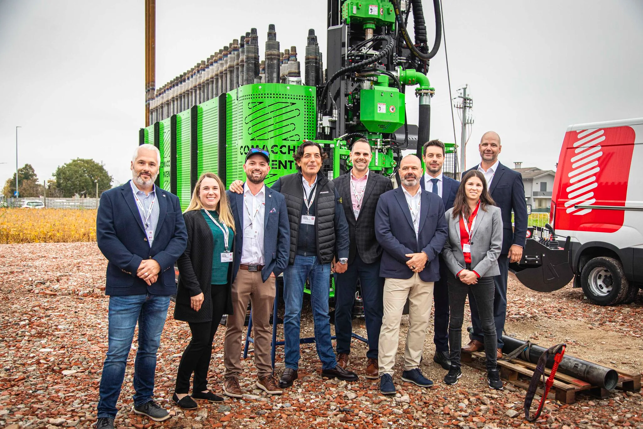 Diverso Energy team at Comacchio Open House