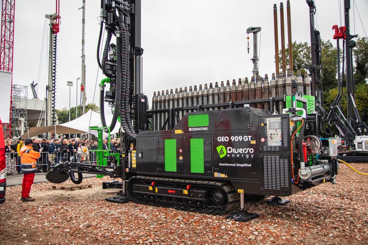 Diverso Energy geothermal drilling rig