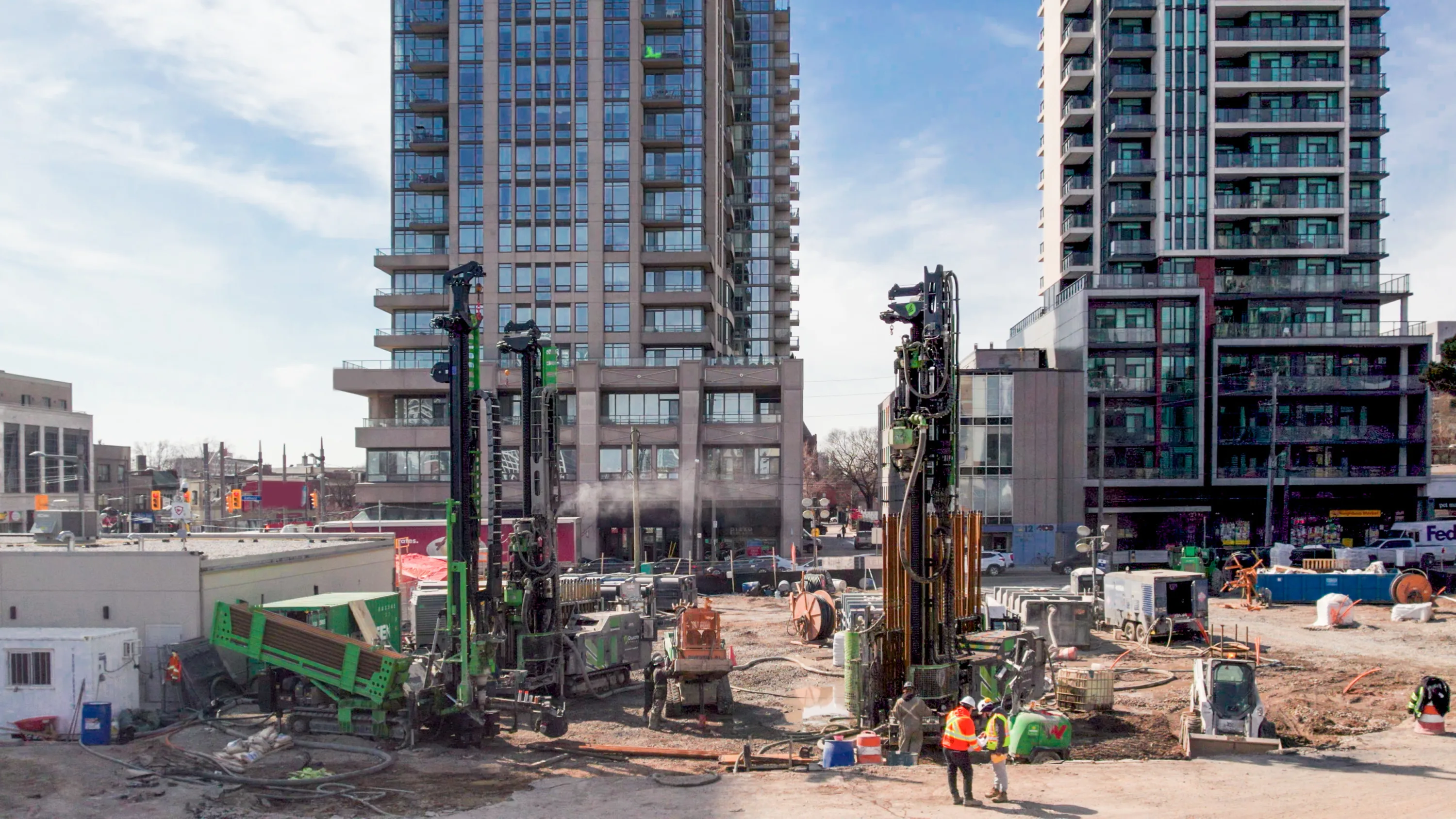 Diverso Energy rigs on client site