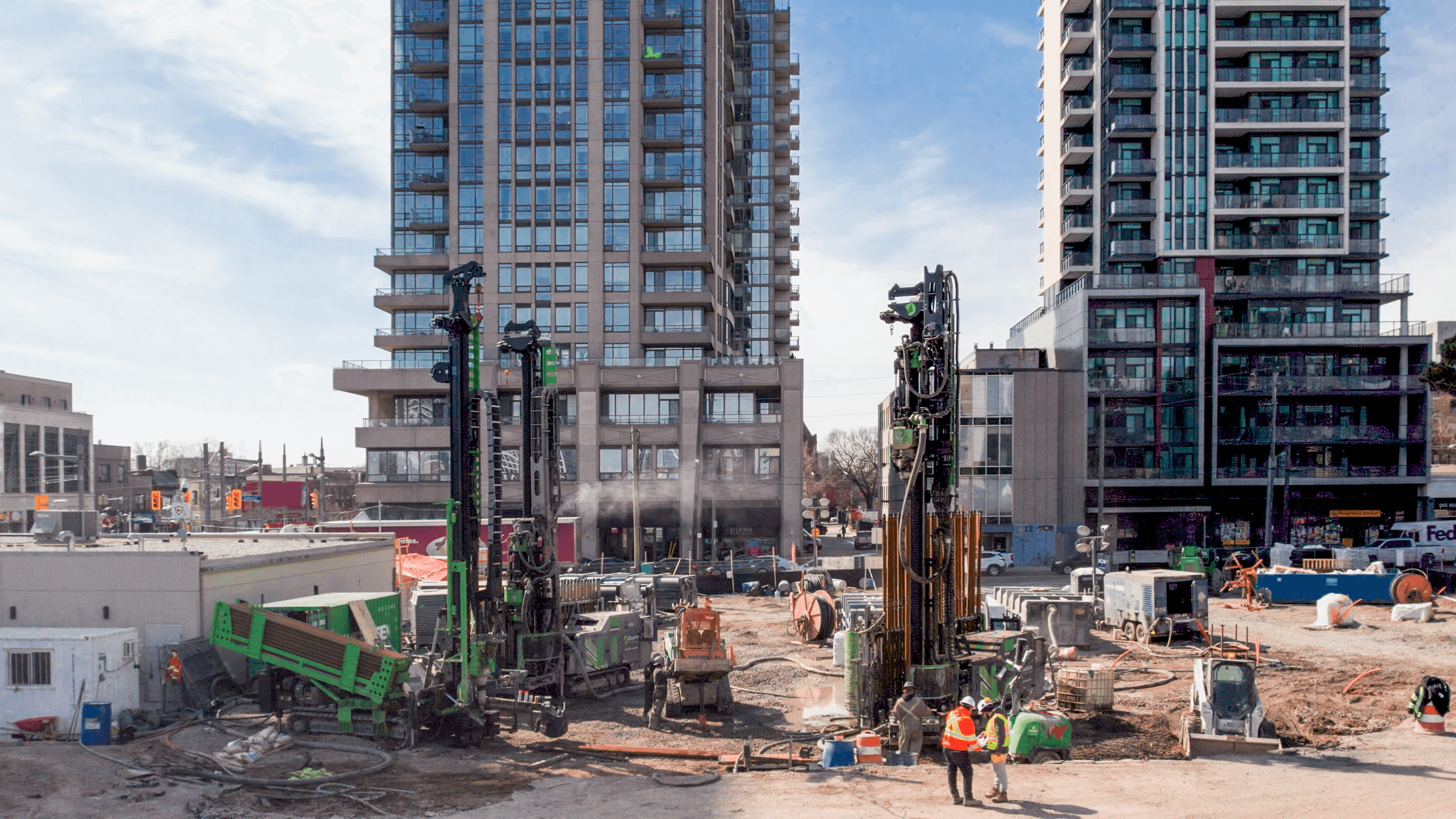 Diverso Energy rigs on client site