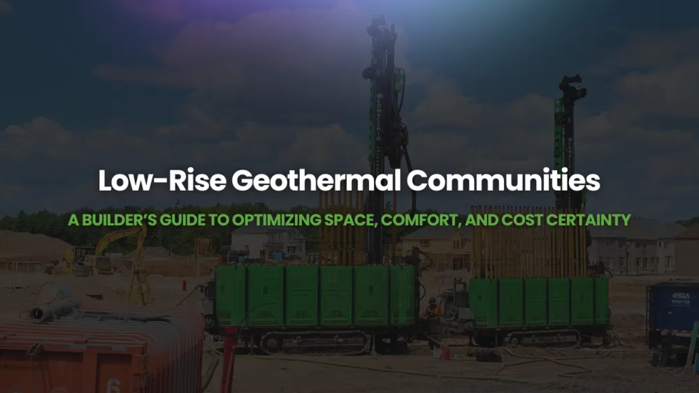 Webinar – Low-Rise Geothermal Communities: A Builder’s Guide to Optimizing Space, Comfort, and Cost Certainty