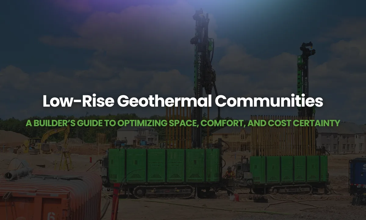 Webinar – Low-Rise Geothermal Communities: A Builder’s Guide to Optimizing Space, Comfort, and Cost Certainty